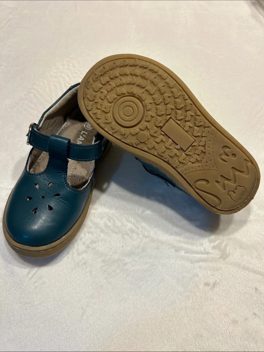 L'Amour Teal Mary Jane Shoes